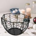 Iron Egg Storage Basket Fruit Basket Decoration Kitchen Accessories B