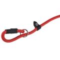 Nylon Rope Dog Whisperer Style Slip Train Leash Lead Collar Red 130*0.6cm
