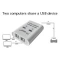 It-well Usb 2 In 1 Out Printer , 2-port Manual Kvm Converter White