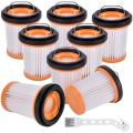 8 Pack Replacement Fabric Vacuum Filter for Shark Ion W1 S87 Cordless