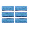6pcs Washable Wet Mopping Pads Damp Pads Dry Pad Cloth