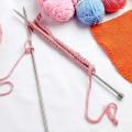 Knitting Needles Kit,22 Pcs Metal Knitting Pins and Handy Storage Bag