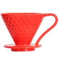 Coffee Filter Cup V60 Drip Filter Filter Ceramic Filter Cup,red B