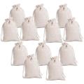 12pcs Small Cotton Drawstring Bags for Wedding Diy Craft Soaps Herbs