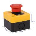 660v 10a Emergency Switch Button Plastic Case Emergency Stop Button