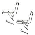 2x Bike Front Luggage Rack Bicycle Carrier Panniers Shelf