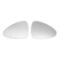 2pcs Door Wing Side Mirror Glass with Backing Plate for Porsche L+r