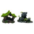 Resin Artificial Mountain Hill View Rock Decorating for Fish Tank