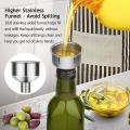 Olive Oil Dispenser Bottle Easy Pour Spout Set