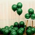 Green Metallic Chrome Latex Balloons, 100 Pack 12 Inch Round
