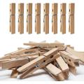 Clothes Pins Heavy Duty with Spring, Wooden Clothespins for Clothes