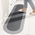 Super Absorbent Floor Mat, Napa Skin Quick Dry 17.7inchx59inch -b