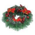 Christmas Wreath, Front Door Decoration Wreath for House Party (b)
