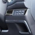 Car Black Titanium Brushed Multi-function Button Decorative Frame