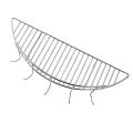 304 Stainless Steel Semicircular Bbq Grill Mesh Home Roast Nets