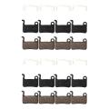 4 Pairs Mtb Bicycle Resin Brake Pads for Shimano Deore M596 M595 M535