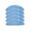 5-pack Mop Cloth Rags for Liectroux Zk901 Robotic Cleaner Spare Parts