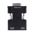 Hdmi-compatible Female to Vga Male with Audio Output Cable,1 Pack