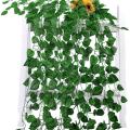 12pcs Artificial Ivy Garland for Wedding Backdrop Wall Jungle Party