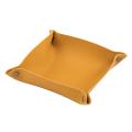 Pu Leather Home Office Storage Box Snap Button Sundries Storage Box D