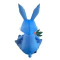 Led Light Up Inflatable Easter Cute Bunny Rabbit with Carrot-au Plug