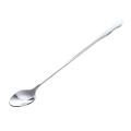 10" Stainless Steel Tableware Long Handle Scoop Teaspoon