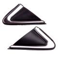 Side Rearview Mirror Triangle Plates Trim for Nissan Sentra 2012-2018
