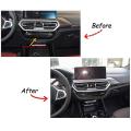 For -bmw X3 X4 G01 G02 2022 Car Center Console Cd Panel Button Cover