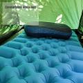 Inflatable Camping Mat for Backpacking Hiking Tent Traveling Blue