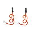 Adjustable Paddle/ Fishing Rod/ Leash with Carabiner,2pcs