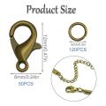 Lobster Buckle Strap Open Jump Ring Set, Clasp for Jewelry Making