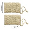 30 Pcs Natural Sisal Soap Bag Exfoliating Soap Saver Pouch Holder