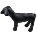 Leather Dog Mannequins Standing Position Toys Black M