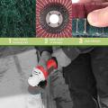 8pcs 4 Inch Red & Green Nylon Fiber Flap Discs Set for Angle Grinder