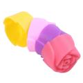 10x Silicone Rose Cake Baking Mold Chocolate Jelly Maker Mould