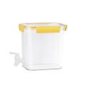 3.5l Cold Water Jug with Faucet Fruit Teapot Kettle Water Pot Yellow
