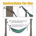 2 Pcs 5-ring High Load-bearing Hammock Straps for Home Outdoor Orange