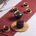 6pcs/ Drink Coasters Set for Kungfu Tea Accessories Cup Mat Pad-10cm