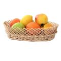 Wicker Fruit Basket Rattan Bread Baskets Egg Storage Basket Fruit