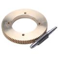 Stainless Steel Worm Tin Bronze Worm Gear Wear 1:90 Reduction Ratio