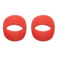 2pcs Bicycle Handlebar Tape Fixing Loops Road Bike Handle Grip Red