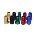 10pcs Presta to Schrader Valve Adapter Multicolor Bicycle Tire Tube