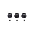 3pcs M0.6 5mm 17t-19t Metal Pinion Motor Gear Set for 1/8 Rc Car