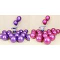 50pcs 10 Inch Latex Balloons Chrome Glossy for Party Decor- Red