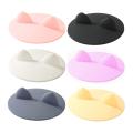 6 Pcs Cat Ear Silicone Anti Dust Cup Lids for Coffee Cup for Drinks