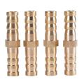 4 Thickened Brass Tracheal Butt Joints Straight-through Inline Two