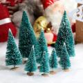 12pcs Pine Needle Christmas Tree Micro-landscape Accessories