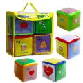 Diy Education Playing Dice with Card,diy Dice,for Teaching, Set Of 4