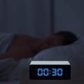 Mirror Alarm Clock Led Display for Bedroom, Office - Led Alarm Clock