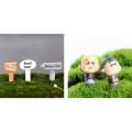 3-piece Miniature Fairy Garden Ornament Road Signs